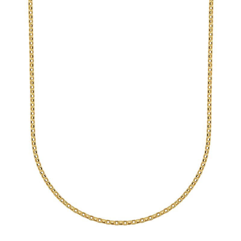 Everlasting Gold 14k Gold Rolo Chain Necklace, Womens, Size: 18
