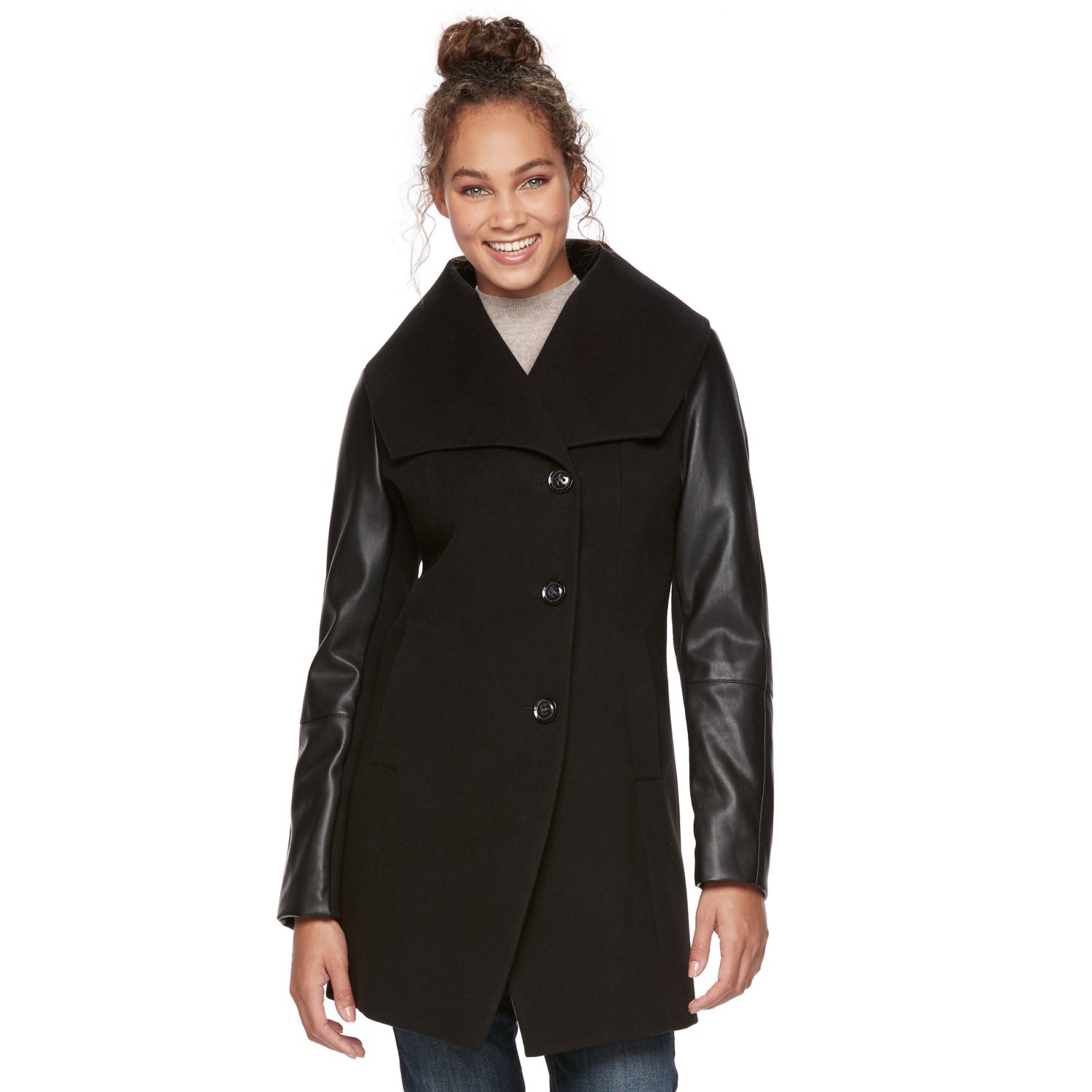 kohls ladies wool coats