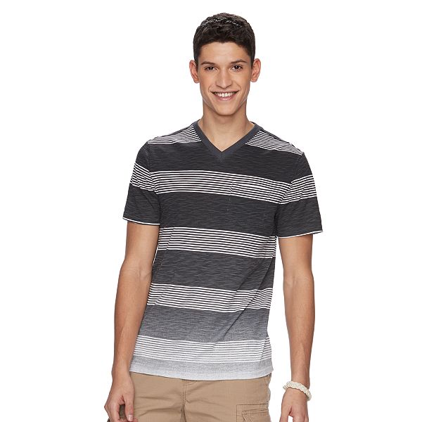 Men's Urban Pipeline™ Striped V-Neck Tee