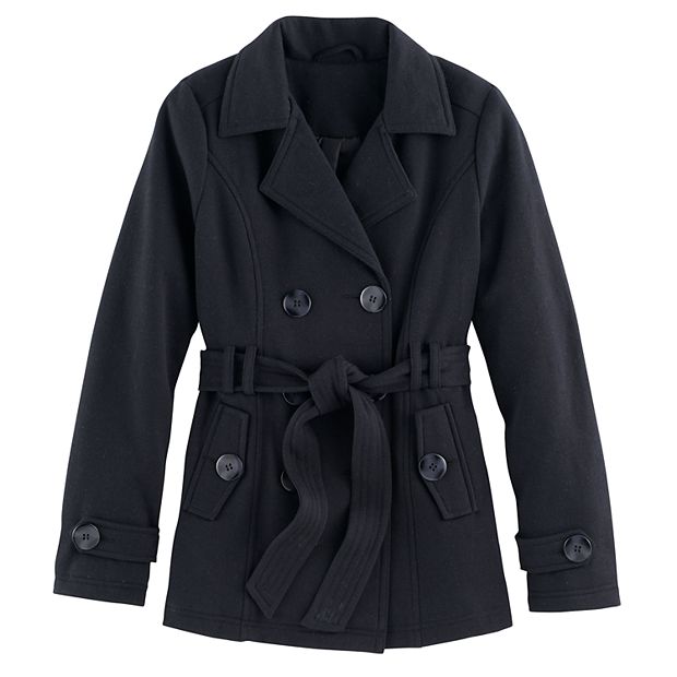 Girls hotsell wool peacoat