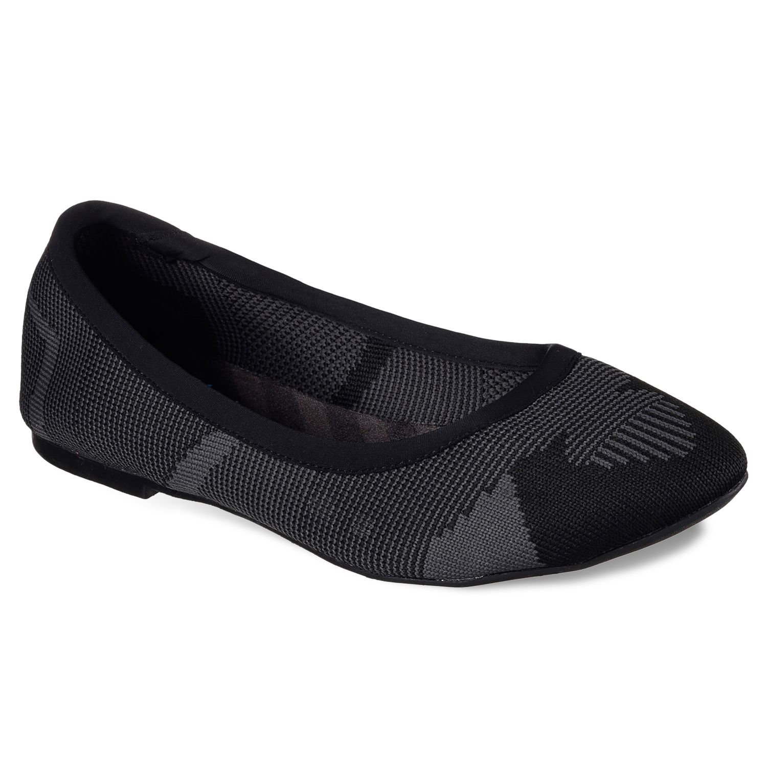 skechers ballet flats black