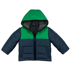 Baby Boy OshKosh B'gosh® Quilted Colorblock Heavyweight Puffer Jacket