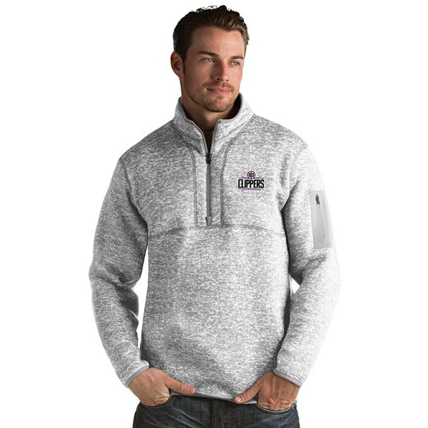 Men's Antigua Los Angeles Clippers Fortune Pullover