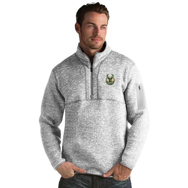 Antigua Milwaukee Bucks Sweatshirts in Milwaukee Bucks Team Shop