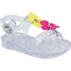 Baby Girl Wee Kids Floral Jelly Thong Sandals