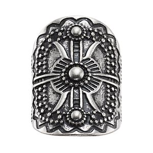 Mudd® Antiqued Medallion Ring