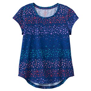 Girls 7-16 & Plus Size SO® Short Sleeve Curve Hem Tee
