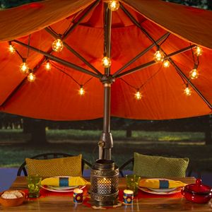 Cleveland Vintage Lighting Indoor \/ Outdoor Globe Bulb String Lights