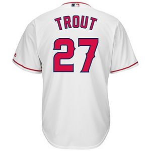 Big & Tall Majestic Los Angeles Angels of Anaheim Mike Trout Cool Base Replica Jersey