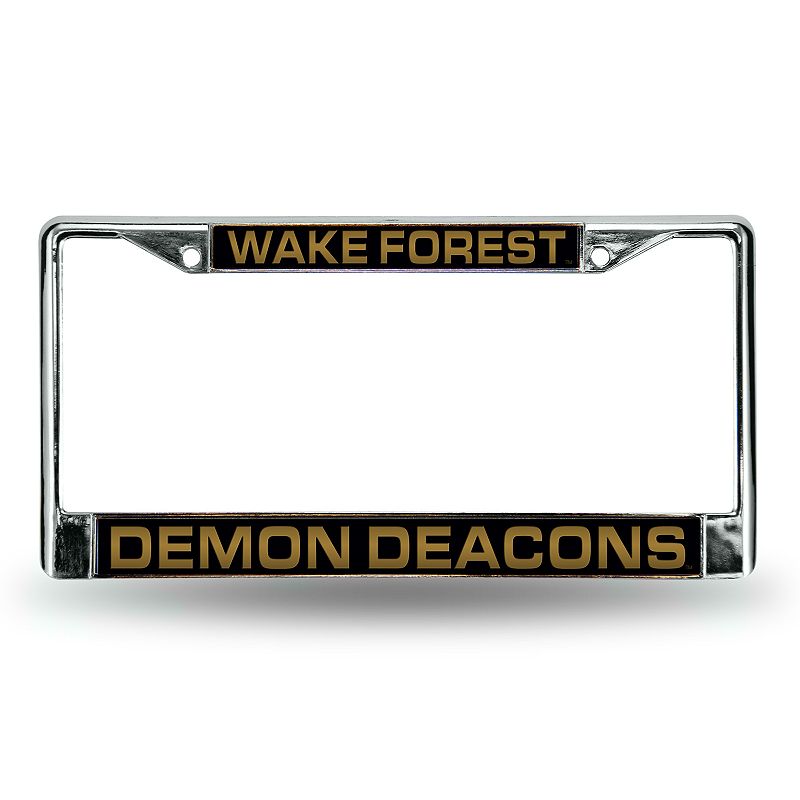 Wake Forest Demon Deacons License Plate Frame, Black