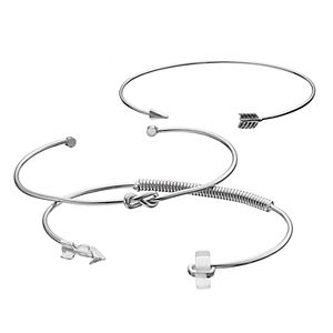 Mudd® Arrow & Knot Cuff Bracelet Set