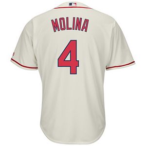 Big & Tall Majestic St. Louis Cardinals Yadier Molina Cool Base Replica Jersey