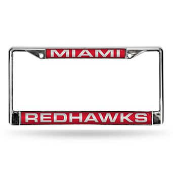 Miami RedHawks License Plate Frame