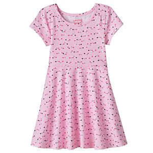 Toddler Girl Jumping Beans® Pattern Skater Dress
