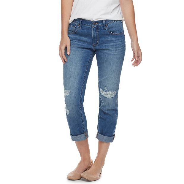 Kohls sonoma hot sale boyfriend jeans