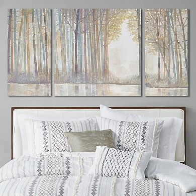 Madison Park Forest Reflections Oversized Canvas Wall Art 3-piece Set