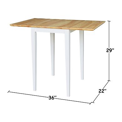 International Concepts Dual Drop Leaf Dining Table