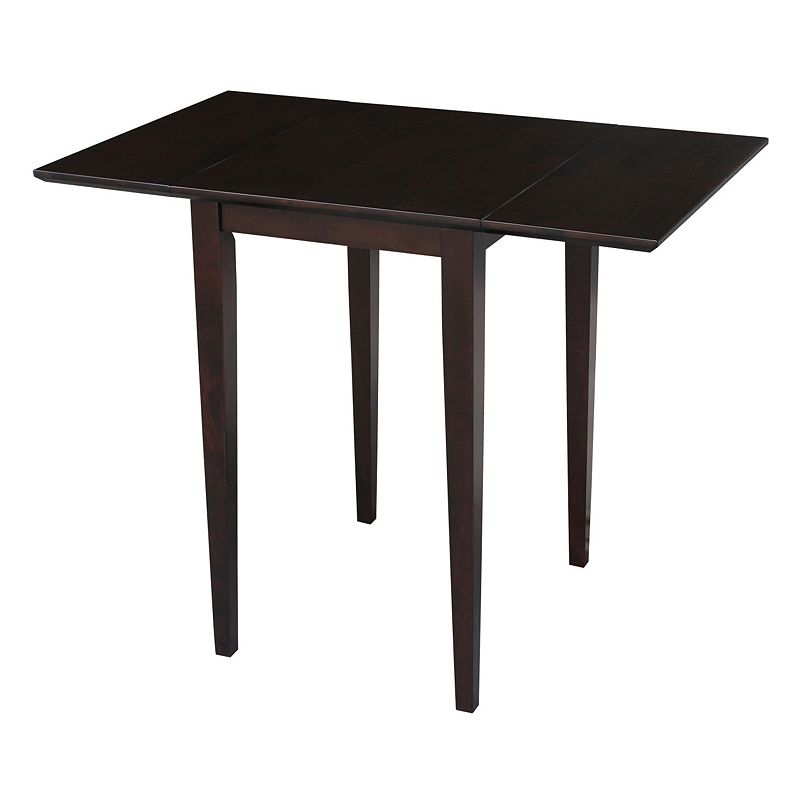 International Concepts Dual Drop Leaf Dining Table, Brown