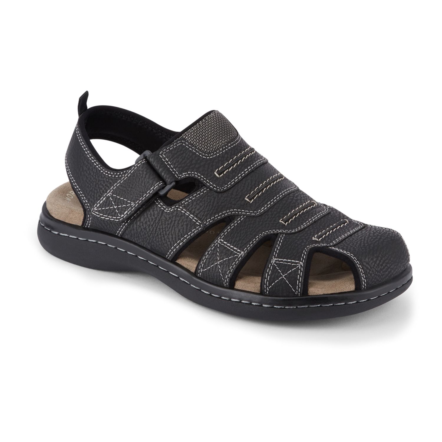 kohls sandals black