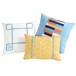 VCNY 3-piece Geometric Clairebella Throw Pillow Set