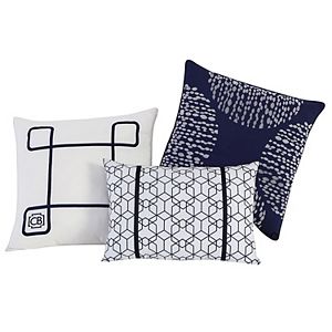 VCNY 3-piece Fractal Clairebella Throw Pillow Set
