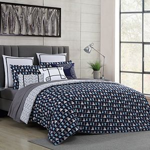 VCNY 2-piece Fractal Clairebella Duvet Cover Set