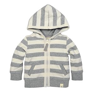 Toddler Boy Burt's Bees Baby Organic Striped Hoodie