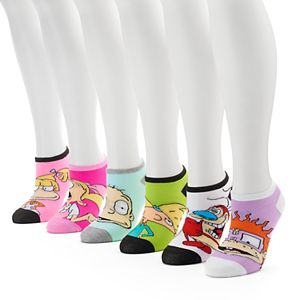 Women's 6-pk. Nickelodeon Cartoon No-Show Socks