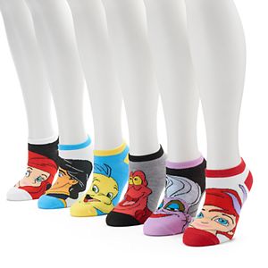 Women's 6-pk. Disney's The Little Mermaid No-Show Socks