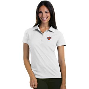 Women's Antigua New York Knicks Pique Xtra-Lite Polo