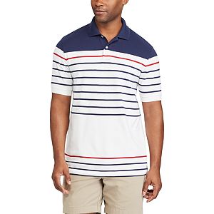 Big & Tall Chaps Classic-Fit Striped Performance Polo