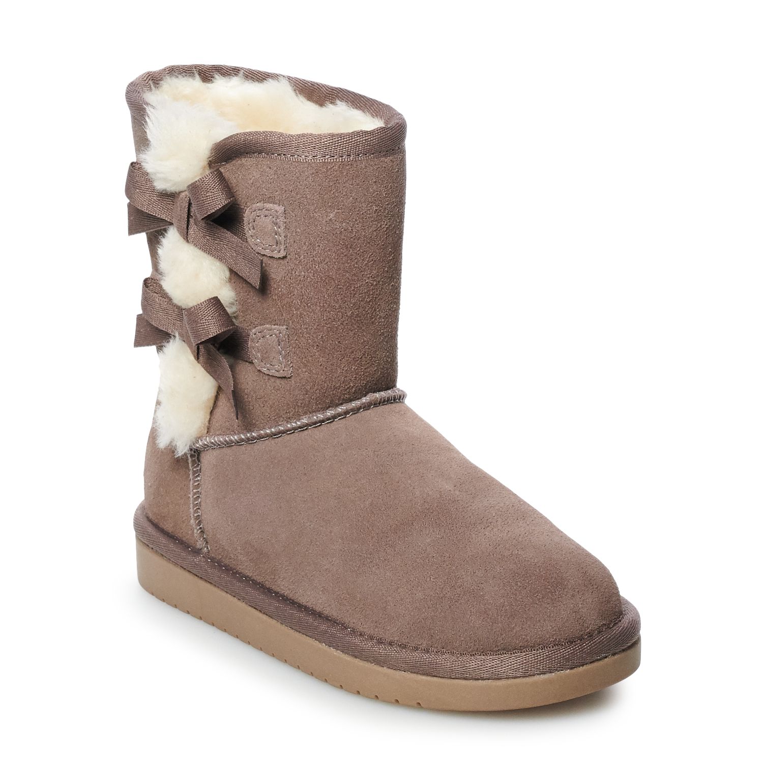 kohls grey boots