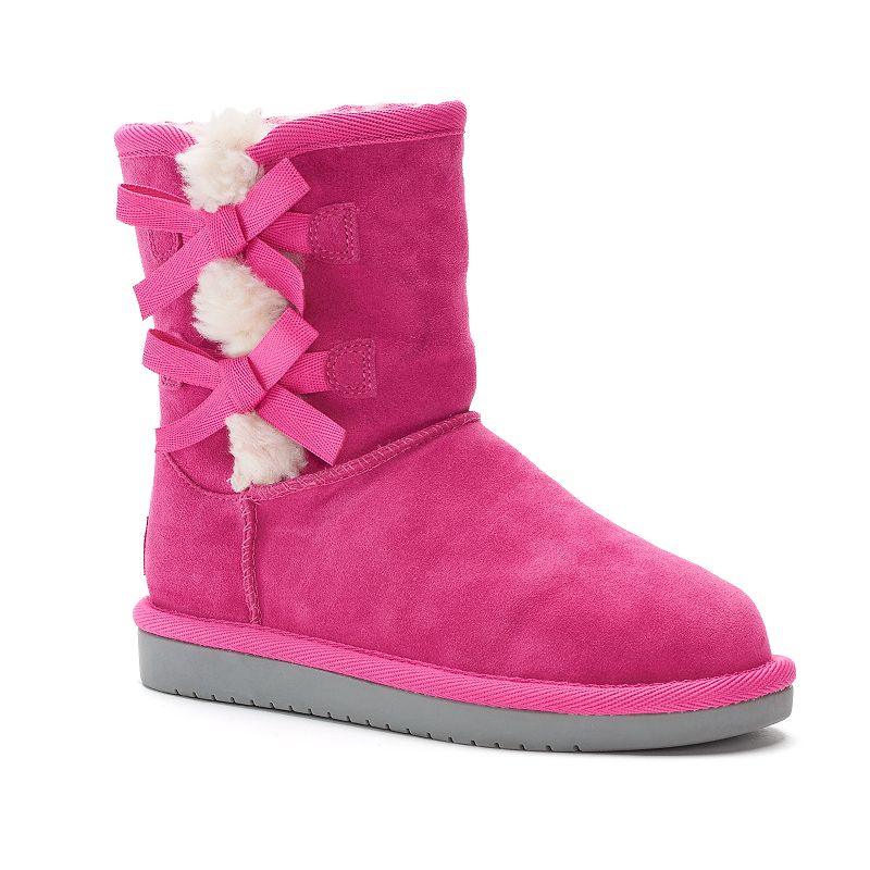 Koolaburra by UGG Victoria Girls' Short Winter Boots, Size: 5, Dark ...