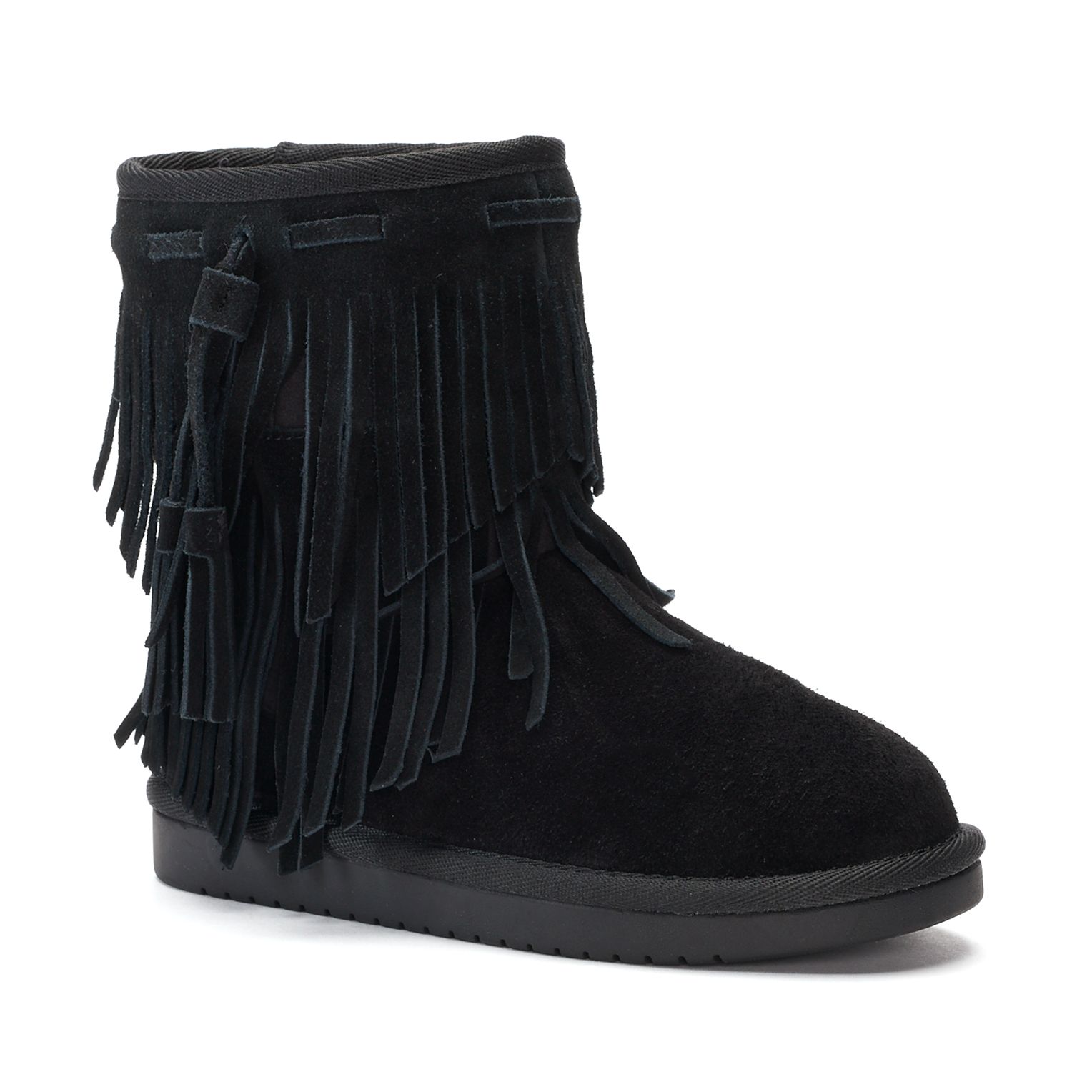 koolaburra by ugg cable fringe bootie