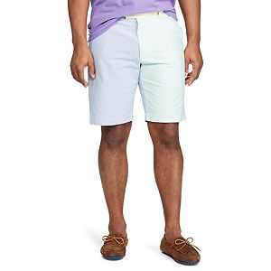 Big & Tall Chaps Classic-Fit Colorblock Oxford Shorts