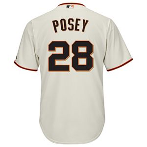 Big & Tall Majestic San Francisco Giants Buster Posey Cool Base Replica Jersey