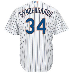 Big & Tall Majestic New York Mets Noah Syndergaard Cool Base Replica MLB Jersey
