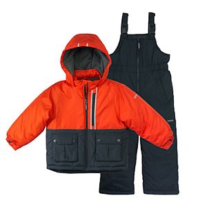 Baby Boy OshKosh B'gosh® Heavyweight Colorblocked Jacket & Bib Overall Snow Pants Set