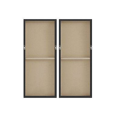 INK+IVY Two Black Dominos Canvas Wall Art 2-piece Set