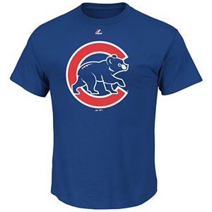 Big & Tall Majestic Chicago Cubs Large Logo Tee