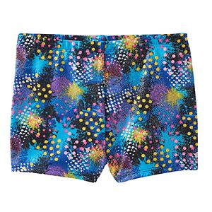 Girls 4-14 Jacques Moret Splatter Metallic Shorts
