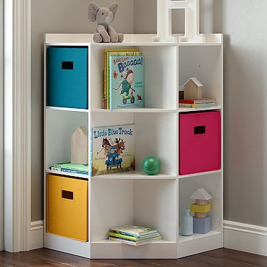 RiverRidge Kids Cubby Corner Storage Cabinet