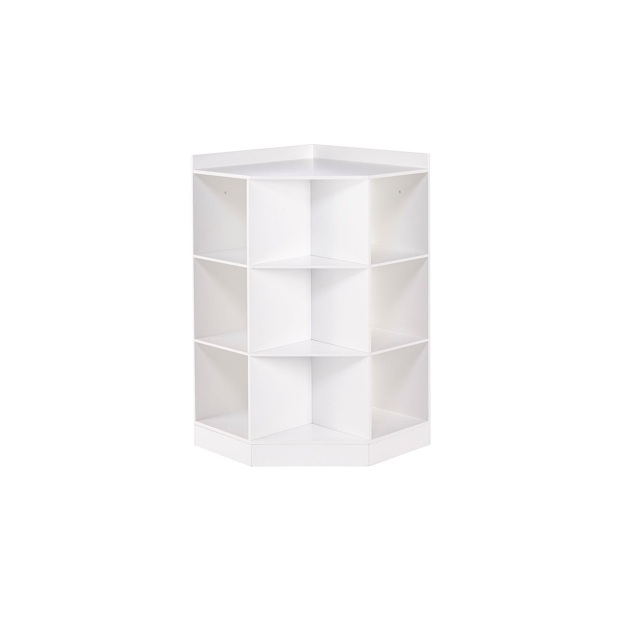 RiverRidge Kids Cubby Corner Storage Cabinet, White