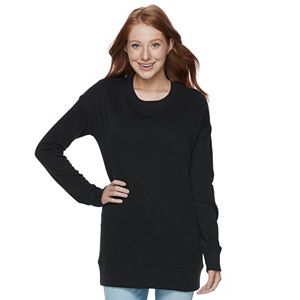 Juniors' SO® Boyfriend Tunic Sweatshirt