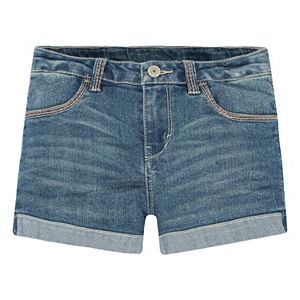 Girls 4-6x Levi's Thick Stitch Shortie Denim Shorts