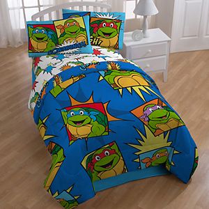 Nickelodeon Teenage Mutant Ninja Turtles Team Turtle 4-piece Twin Bed In A Bag Set