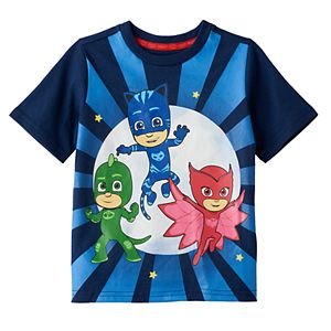 Toddler Boy PJ Masks Gekko, Catboy & Owlette Graphic Tee