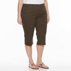 Plus Size Gloria Vanderbilt Lena Capris