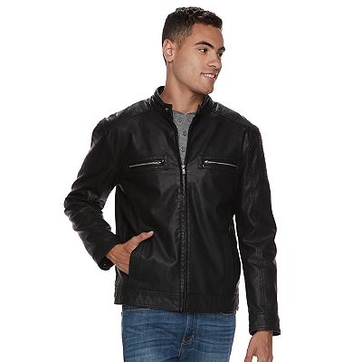 Leather jacket kohl's hotsell