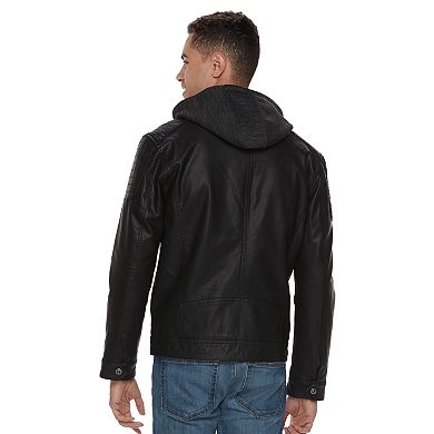 kohl's leather jackets for men